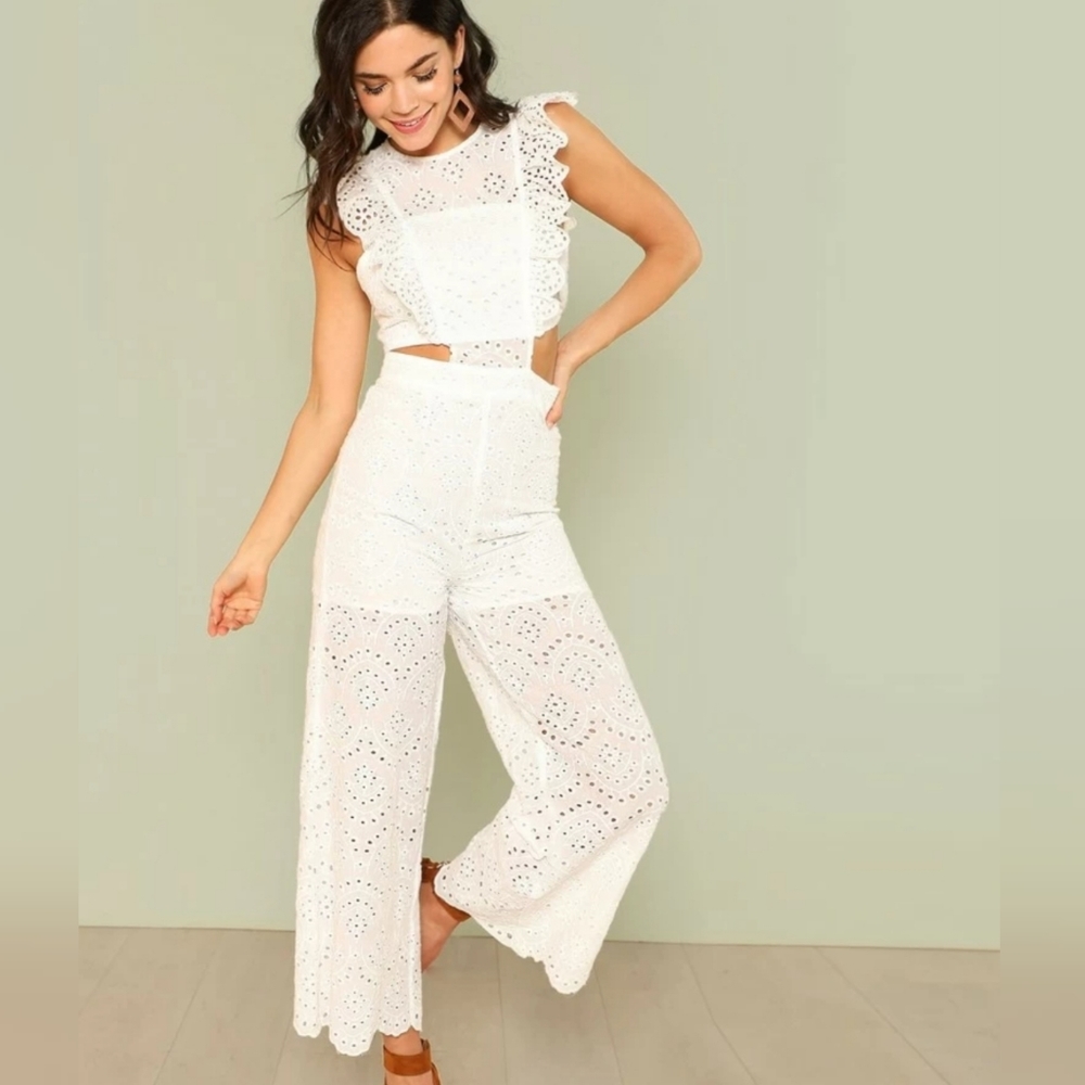 Ruffle jumpsuit